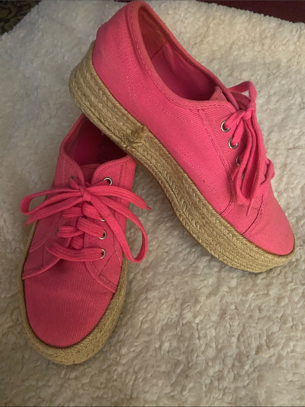 Wild Pair Platform Sneakers. Pink. 
Size 7.5